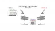 Ford Explorer 2011, 2012, 2013, 2014, 2015, 2016, 2017, Exterior Kit, With Keypad, 8 Pcs.