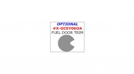 GMC Envoy 2006, 2007, 2008, 2009, Exterior Kit, Optional Fuel Door Trim, 1 Pcs.
