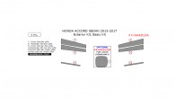 Honda Accord Sedan 2013, 2014, 2015, 2016, 2017, Basic Exterior Kit, 6 Pcs.