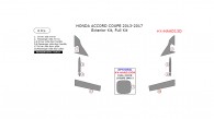 Honda Accord Coupe 2013, 2014, 2015, 2016, 2017, Exterior Kit, Full Interior Kit, 8 Pcs.