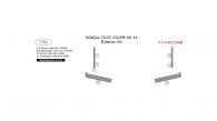 Honda Civic 2006, 2007, 2008, 2009, 2010, 2011, Exterior Kit (Coupe Only), 7 Pcs.