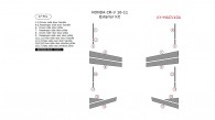 Honda CR-V 2010-2011, Exterior Kit, 17 Pcs.