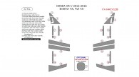 Honda CR-V 2012, 2013, 2014, 2015, 2016, Exterior Kit, Full Interior Kit, 22 Pcs.