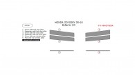 Honda Odyssey 2005, 2006, 2007, 2008, 2009, 2010, Exterior Kit, 6 Pcs.