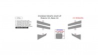 Hyundai Sonata 2015, 2016, 2017, Basic Exterior Kit, 6 Pcs.