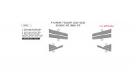Hyundai Tucson 2010, 2011, 2012, 2013, 2014, 2015, Basic Exterior Kit, 8 Pcs.