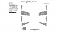 Hyundai Veracruz 2007, 2008, 2009, 2010, 2011, 2012, Exterior Kit, 16 Pcs.