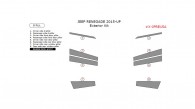 Jeep Renegade 2015, 2016, 2017, Exterior Kit, 8 Pcs.