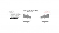 Jaguar X-Type 2001, 2002, 2003, 2004, 2005, 2006, 2007, 2008, 2009, Exterior Kit (Sedan Only), 6 Pcs.