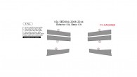 Kia Sedona 2006, 2007, 2008, 2009, 2010, 2011, 2012, 2013, 2014, Basic Exterior Kit, 6 Pcs.
