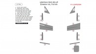 Lincoln MKS 2009, 2010, 2011, 2012, Exterior Kit, Full Interior Kit, 17 Pcs.