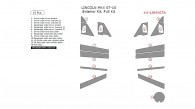 Lincoln MKX 2007, 2008, 2009, 2010, Exterior Kit, Full Interior Kit, 15 Pcs.