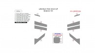 Lincoln MKZ 2013, 2014, 2015, 2016, Exterior Kit, 8 Pcs.