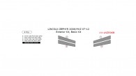 Lincoln MKZ (2007, 2008, 2009, 2010, 2011, 2012) / Zephyr (2006), Basic Exterior Kit, 4 Pcs.
