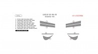 Lexus GS 1998, 1999, 2000, 2001, 2002, 2003, 2004, 2005, Exterior Kit, 8 Pcs.