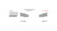Lexus LS 2013-2017, Exterior Kit, 6 Pcs.