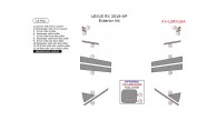 Lexus RX 2016, 2017, Exterior Kit, 14 Pcs.