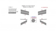 Mazda CX-5 2013, 2014, 2015, 2016.5, Basic Exterior Kit, 8 Pcs.