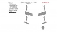 Mazda 3 2004, 2005, 2006, 2007, 2008, 2009, Sedan 4 Door, Exterior Kit, 15 Pcs.