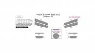 Mazda 3 2010, 2011, 2012, 2013, Exterior Kit (Sedan Only), 8 Pcs.