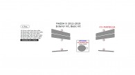 Mazda 5 2012, 2013, 2014, 2015, Basic Exterior Kit, 6 Pcs.