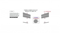 Mazda 6 2014, 2015, 2016, Basic Exterior Kit (Sedan Only), 6 Pcs.