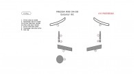 Mazda RX-8 2004, 2005, 2006, 2007, 2008, Exterior Kit, 9 Pcs.