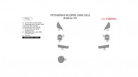 Mitsubishi Eclipse 2006, 2007, 2008, 2009, 2010, 2011, 2012, Exterior Kit, 9 Pcs.