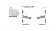 Mitsubishi Galant 1999, 2000, 2001, 2002, 2003, Exterior Kit, Full Interior Kit, 14 Pcs.