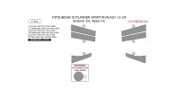 Mitsubishi ASX/Outlander Sport/RVR 2011, 2012, 2013, 2014, 2015, Basic Exterior Kit, 6 Pcs.