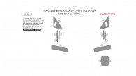 Mercedes C-Class 2012, 2013, 2014, Exterior Kit, Full Kit (Coupe Only), 12 Pcs.