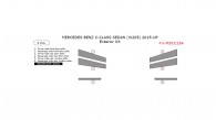 Mercedes C-Class 2015, 2016, 2017, 2018, Exterior Kit (Sedan Only), 6 Pcs.
