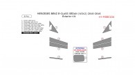 Mercedes E-Class Sedan 2010, 2011, 2012, 2013, 2014, 2015, 2016, Exterior Kit, 8 Pcs.