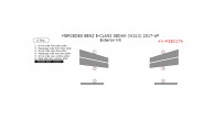 Mercedes Benz E-Class Sedan (W213) 2017-2020, Exterior Kit, 6 Pcs.