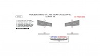 Mercedes E-Class 1996, 1997, 1998, 1999, 2000, 2001, 2002, Exterior Kit (Sedan Only), 6 Pcs.