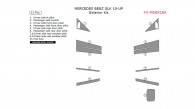 Mercedes GLK 2010, 2011, 2012, Exterior Kit, 11 Pcs.