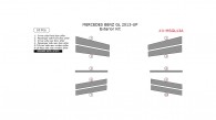Mercedes GL Class 2013, 2014, 2015, Exterior Kit, 10 Pcs.