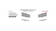 Mercedes M-Class 2006, 2007, 2008, 2009, 2010, 2011, Basic Exterior Kit, 6 Pcs.