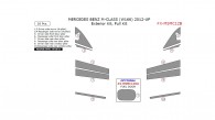 Mercedes M-Class 2012, 2013, 2014, 2015, Exterior Kit, Full Interior Kit, 10 Pcs.
