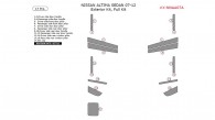 Nissan Altima 2007, 2008, 2009, 2010, 2011, 2012, Exterior Kit, Full Interior Kit, 17 Pcs.