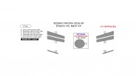 Nissan Maxima 2016, 2017, Basic Exterior Kit, 6 Pcs.
