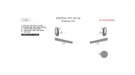 Pontiac GTO 2004, 2005, 2006, Exterior Kit, 7 Pcs.