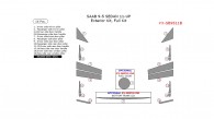 Saab 9-5 2011, 2012, 2013, 2014, 2015, Exterior Kit, Full Kit (Sedan Only), 16 Pcs.