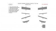 Suzuki Grand Vitara (2003, 2004, 2005) / XL-7 (2003-2006), Exterior Kit, 11 Pcs.
