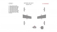 Saturn Vue 2006-2007, Exterior Kit, 11 Pcs.