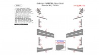 Subaru Forester 2014, 2015, 2016, 2017, 2018, Exterior Kit, Full Interior Kit, 24 Pcs.