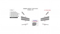 Subaru Legacy 2010, 2011, 2012, 2013, 2014, Exterior Kit, 8 Pcs.