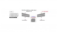 Toyota Corolla 2009, 2010, 2011, 2012, 2013, Exterior Kit, 6 Pcs.