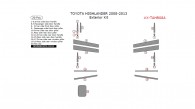 Toyota Highlander 2008, 2009, 2010, 2011, 2012, 2013, Exterior Kit, 20 Pcs.