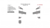 Toyota Prius 2004, 2005, 2006, 2007, 2008, 2009, Exterior Kit, 9 Pcs.